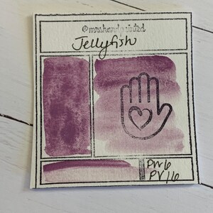 Handgemachte Aquarellfarben - JELLYFISH Halbe Pfannen