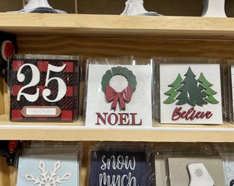 Christmas Tiles Plaid
