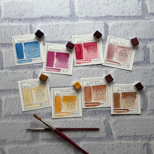 TAVOLOZZA RITRATTO - Set di acquerelli a pigmenti singoli fatti a mano