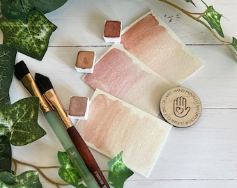 ROSE GOLD Trio - Artisan Watercolor Shimmers Handmade Watercolor Paints