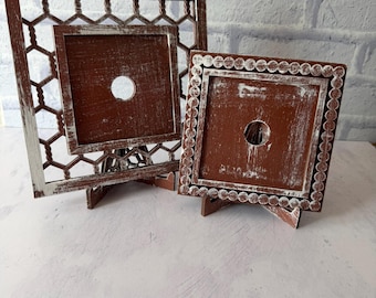 Faux Rust Frames for Interchangeable Signs