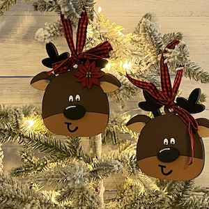 Reindeer Head Ornaments