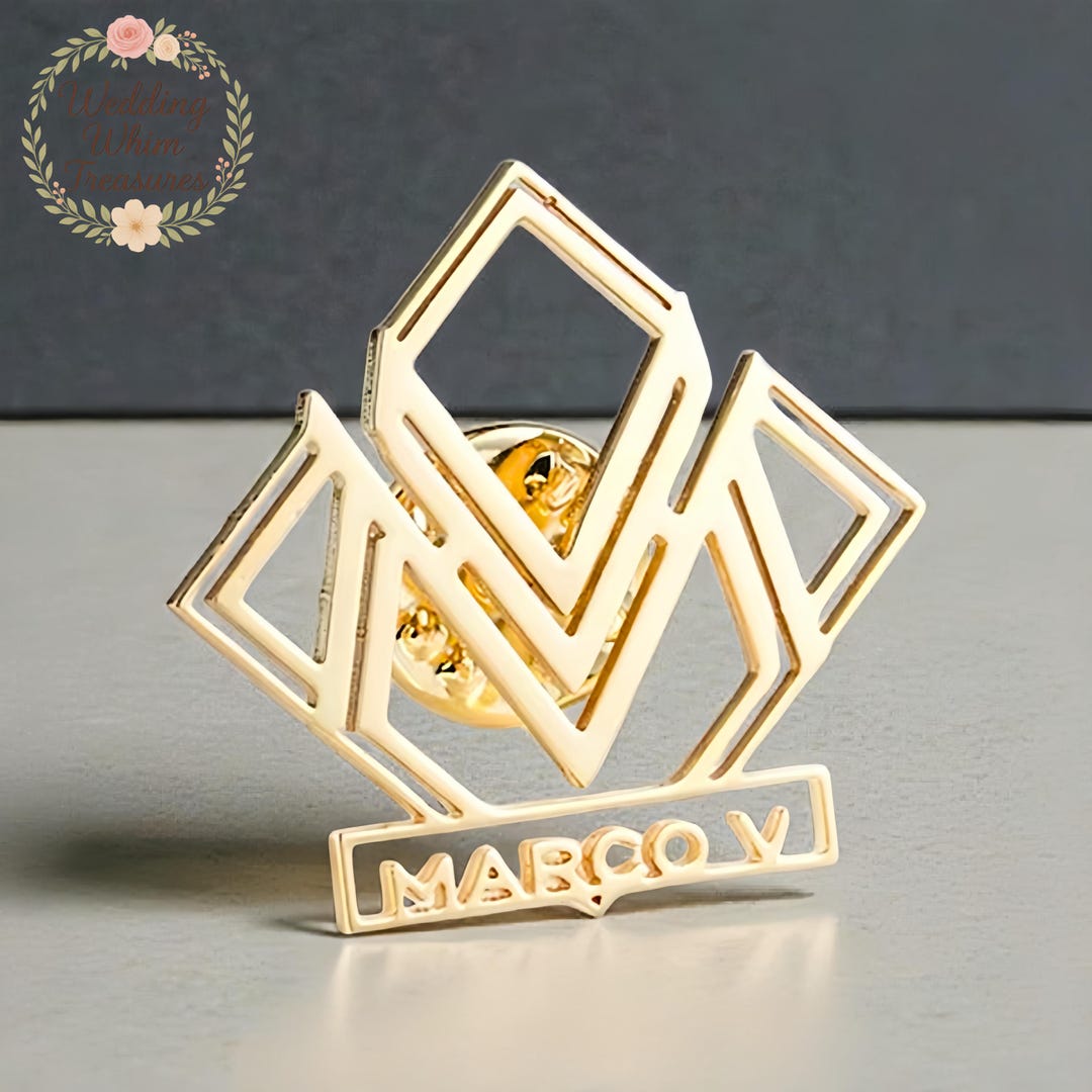 Custom Logo Enamel Pin – Personalized Company Lapel Pin, Business Badge ...
