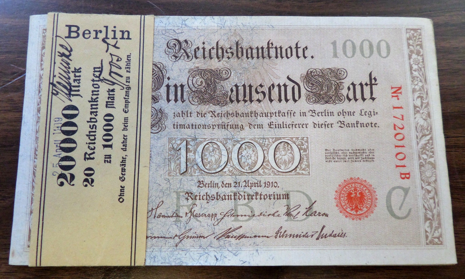 ドイツ1000マルク紙幣1000枚 831847237.jpg?1580039317