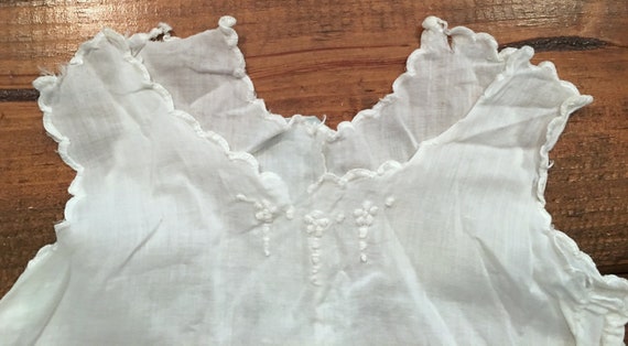 2 - Vintage Toddlers Handmade White Cotton Slips … - image 10