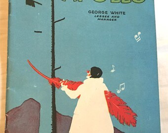Vintage 1927 Apollo Theatre Program: Manhattan Mary, Broadway Playbill