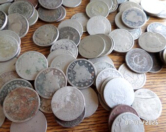 108 US Antique Nickels  Liberty Head "V" Nickels all Good some Better most 1800's