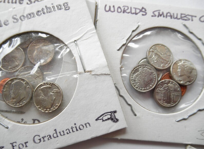 Vintage Miniature US Coins Money Collectable Nixons Shrinking Etsy