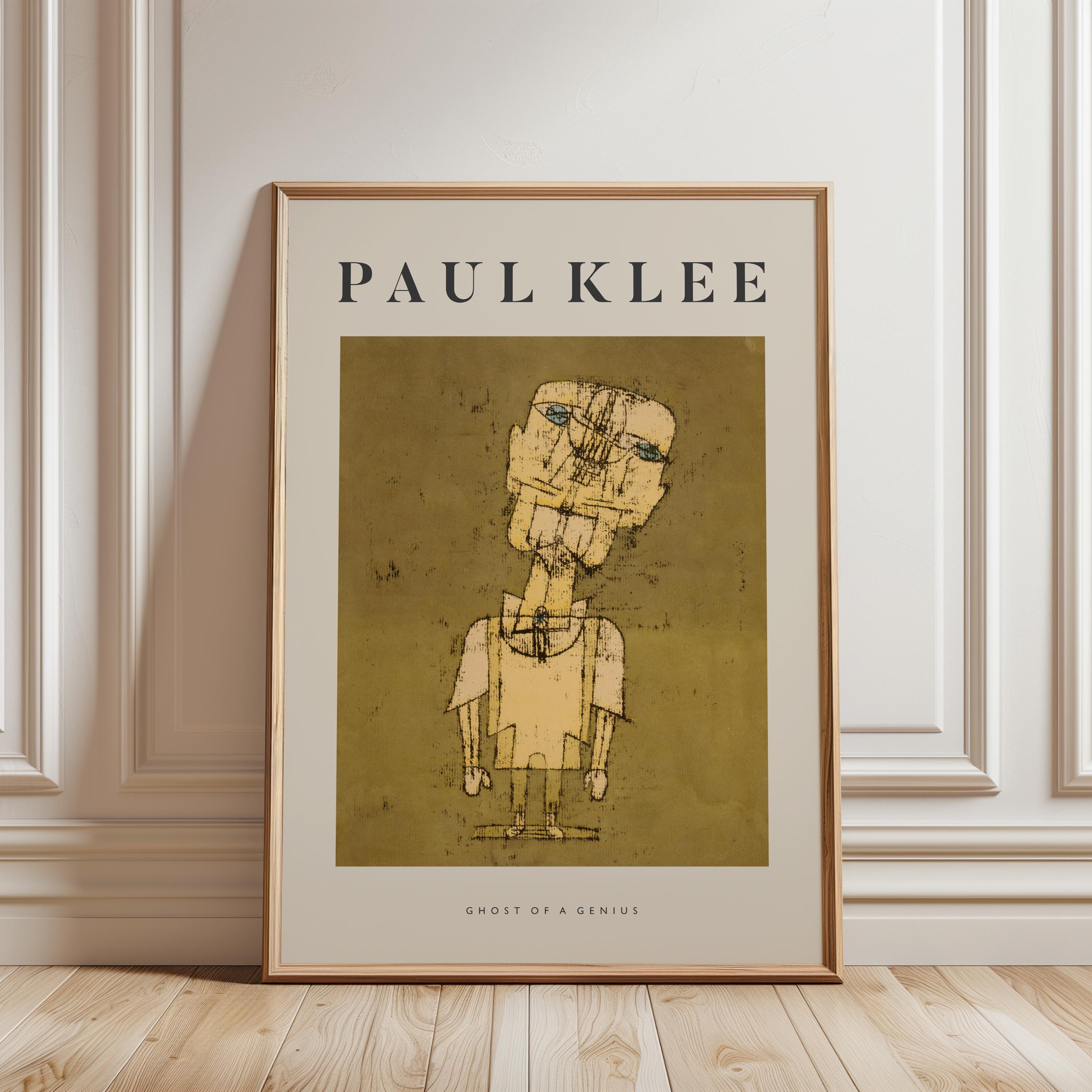 Paul Klee Ghost of a Genius Wall Art Print, Surreal Modernist