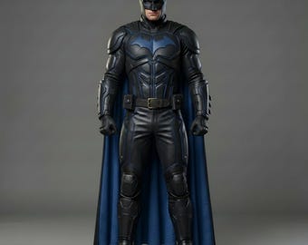 Dark Knight Inspired Superhero Suit | Premium Tactical Batman Style Armor | Comic Con Cosplay, Nightwing Superhero Costume