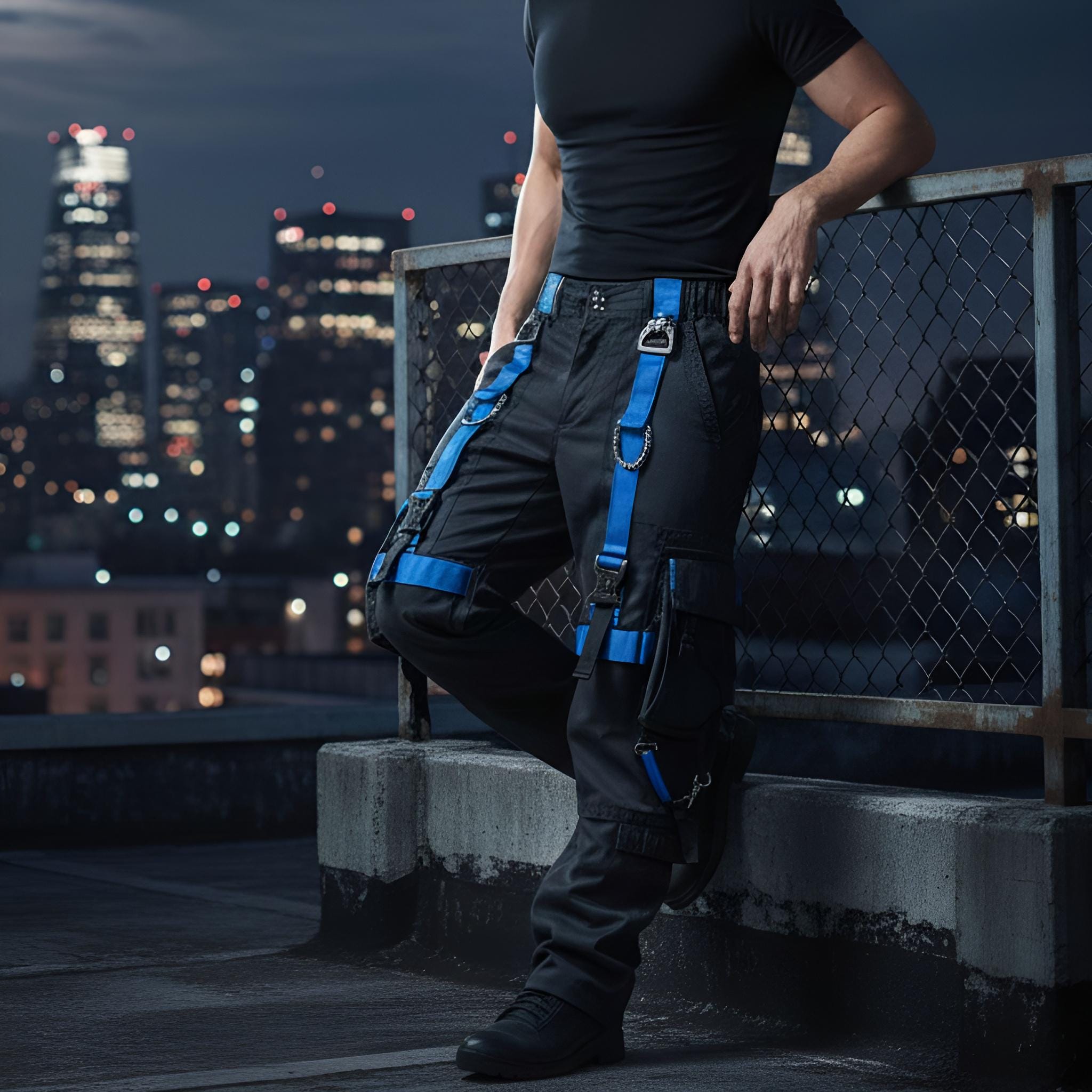 X Strap Pants - Etsy