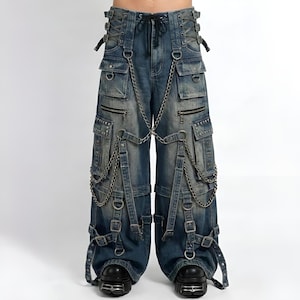 Tripp Nyc X Strap Pants - Etsy