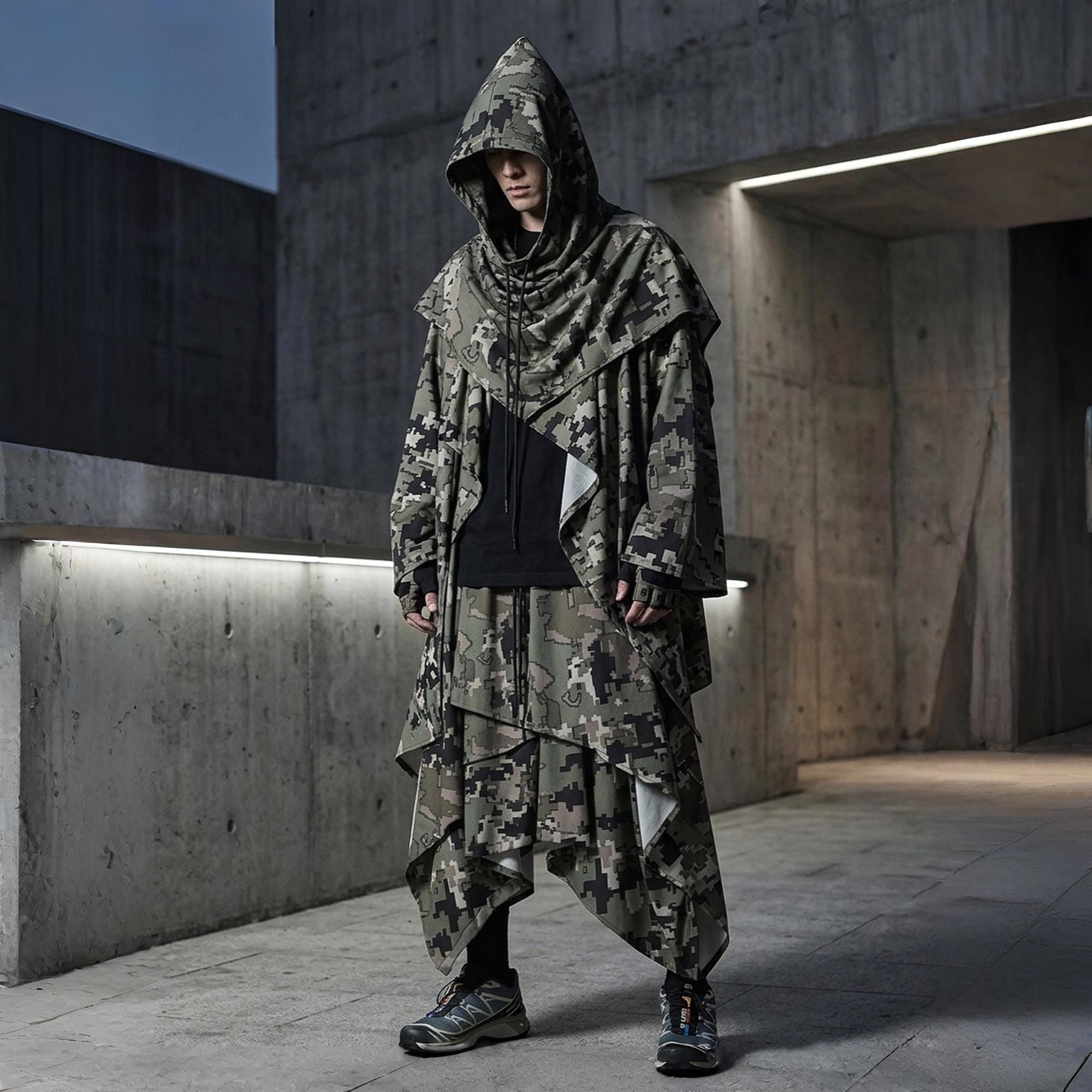 Camo poncho - Etsy 日本