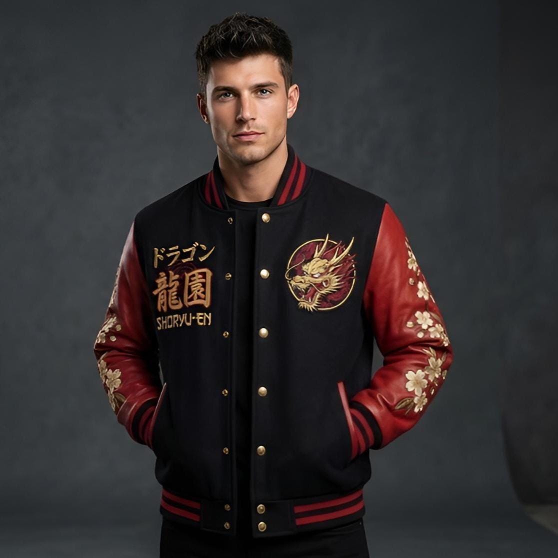 Japanese Varsity Jacket - Etsy