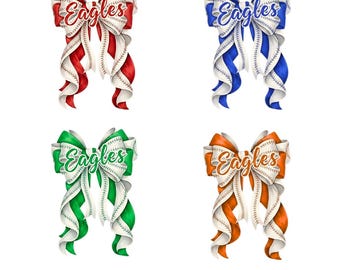 Watercolor Mascot Bird Bow PNG Bundle, School Spirit Clipart (Digital Download)