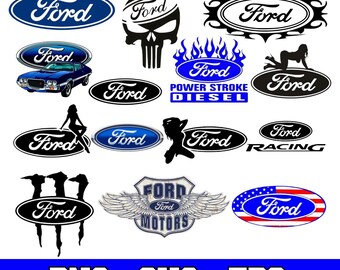 Truck Logo SVG PNG Bundle, Vintage Truck Badge Designs, Pickup Truck Emblem SVG, Auto Garage Logo Clipart, Cricut Silhouette Files