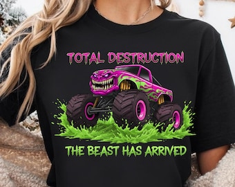 Monster Truck PNG SVG | Kids Digital Clipart, Cricut Silhouette Design (Digital Download)