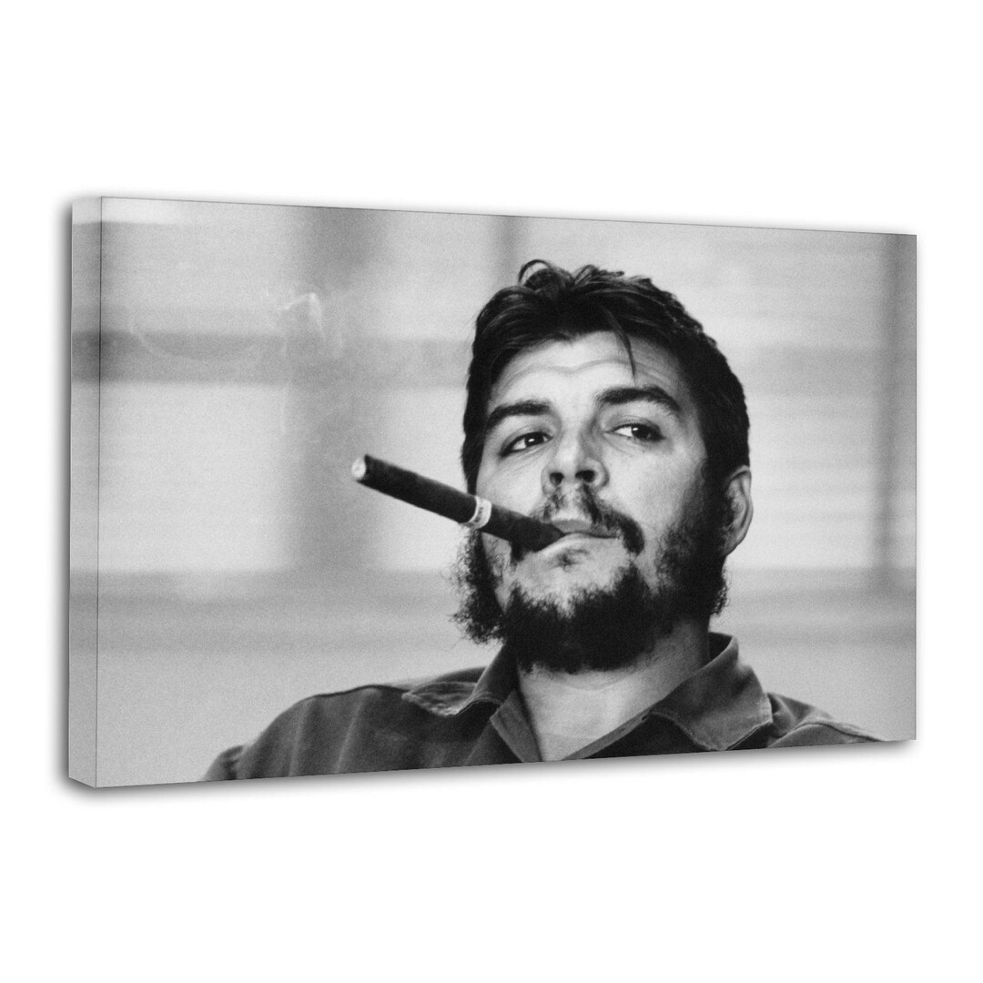 Sunsightly Cuban Leader Che Guevara Poster Room Decor Aesthetic Vintage Wall Art Canvas Prints and Posters Pictures for Living Room Modern Bedroom Decoration No Frame 50x70cm(20x28