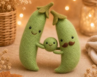 Needle Felt Food Figurines, Handmade Wool Fruit Vegetable Decor, Cute Kitchen Shelf Decor, Bedroom Desk Decor, Food Lover Gift