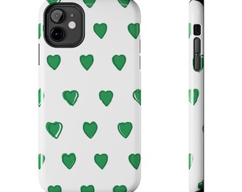 Roller Rabbit Emerald Heart Pattern Tough Phone Case