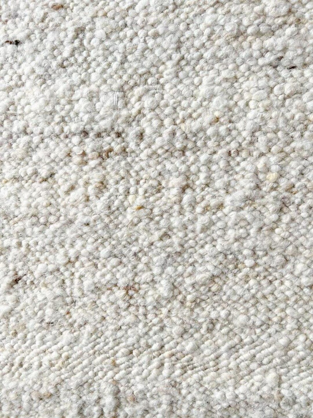 Loop Rugs Grey Handwoven Wool Loop Rug, Neutral Grey Textured Area Rug, Modern Minimal ...