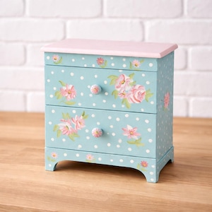 Teal Wood Dresser - Etsy