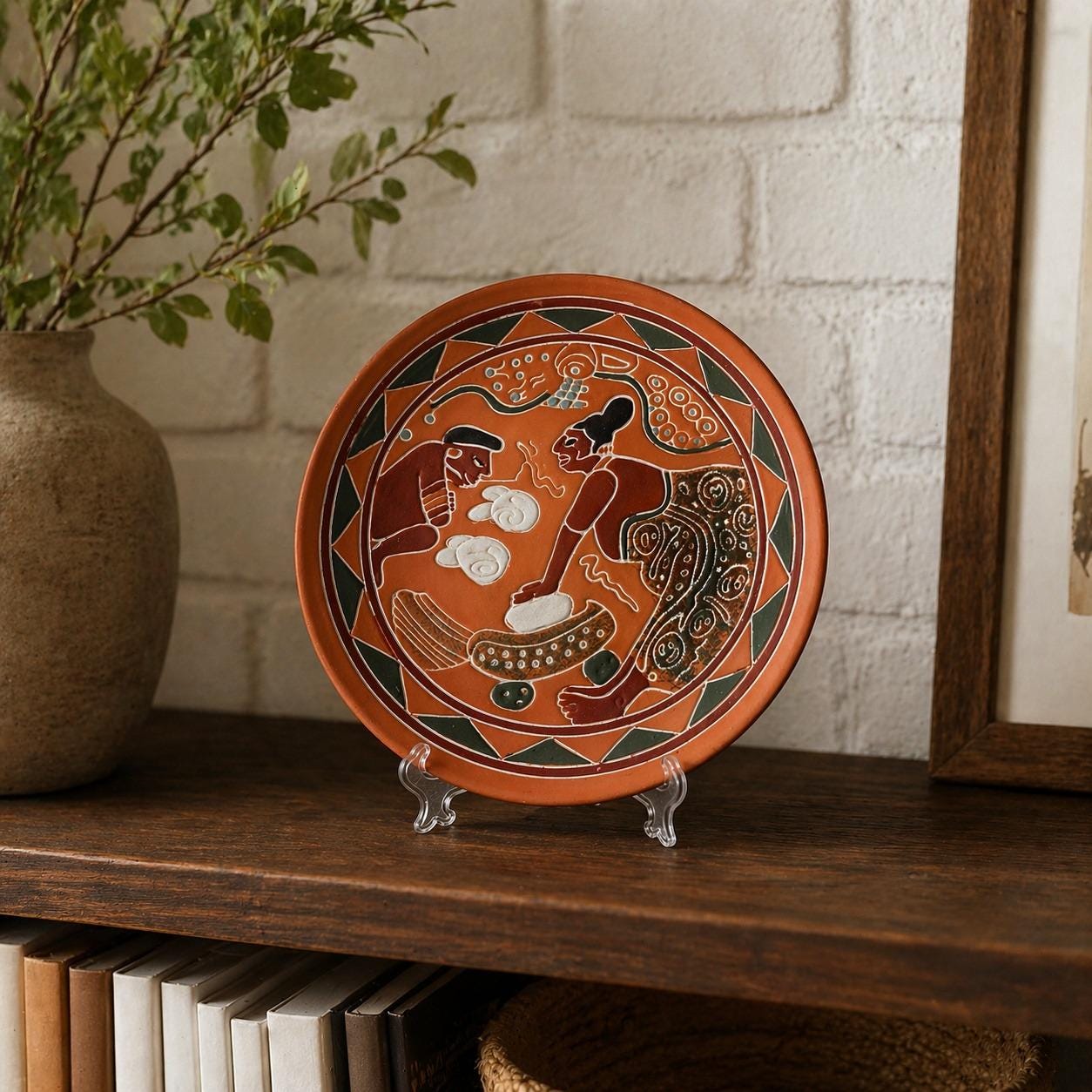 Mexican clay plates - Etsy 日本