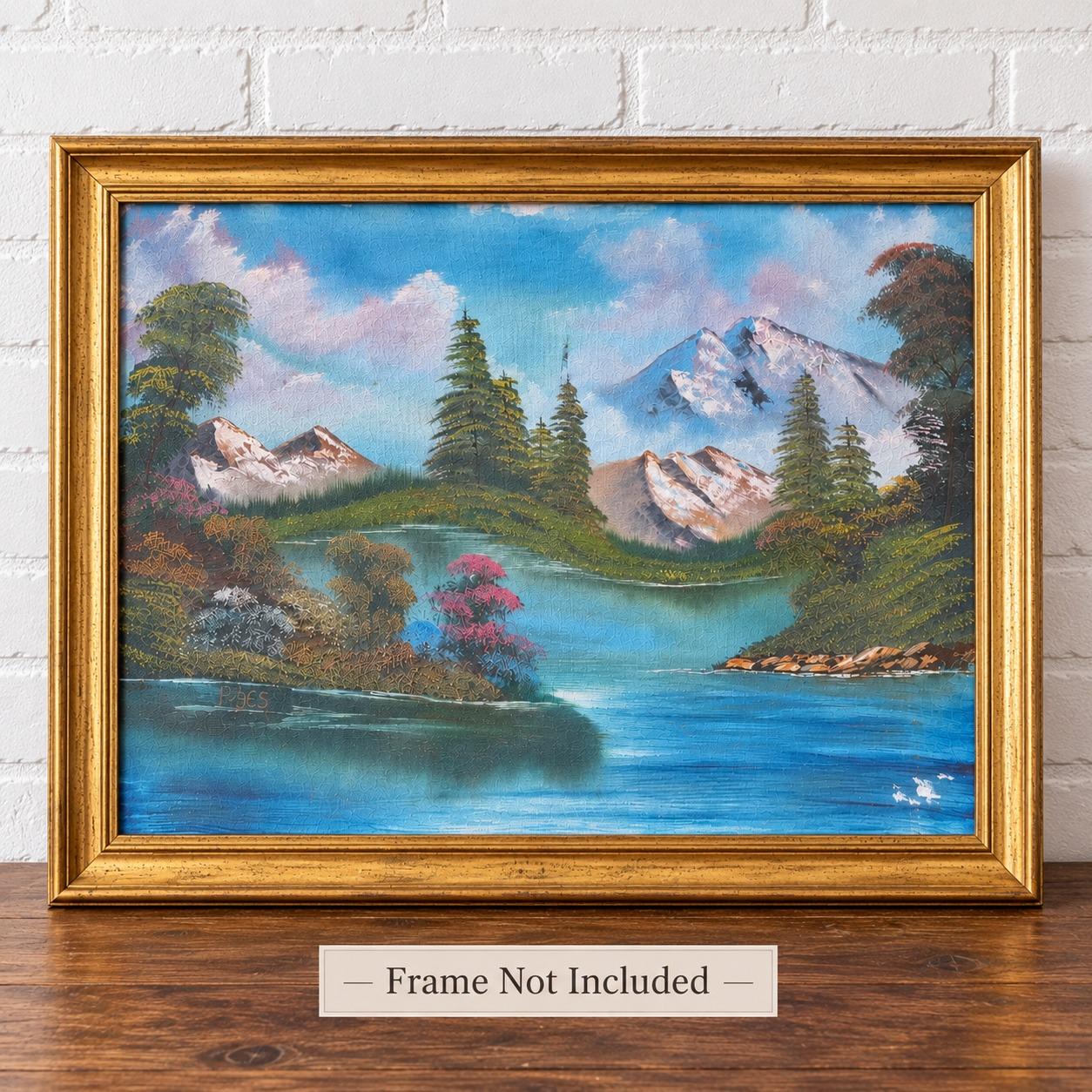 Vintage Signed Forest Oil Paintings - Etsy