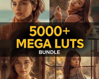 5000+ Mega LUTs Bundle for Video Editing | Cinematic, Film, Wedding, Hollywood & Creative Color Grading