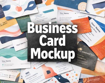 Professional Business Card Mockup | Branding Presentation (PSD)