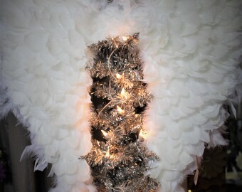 Tree Topper Vintage Angel Wings Wall Hanging Angel Wings Baby\u2019s nursery Memorial to a Loved One Angel Wing Tree Topper