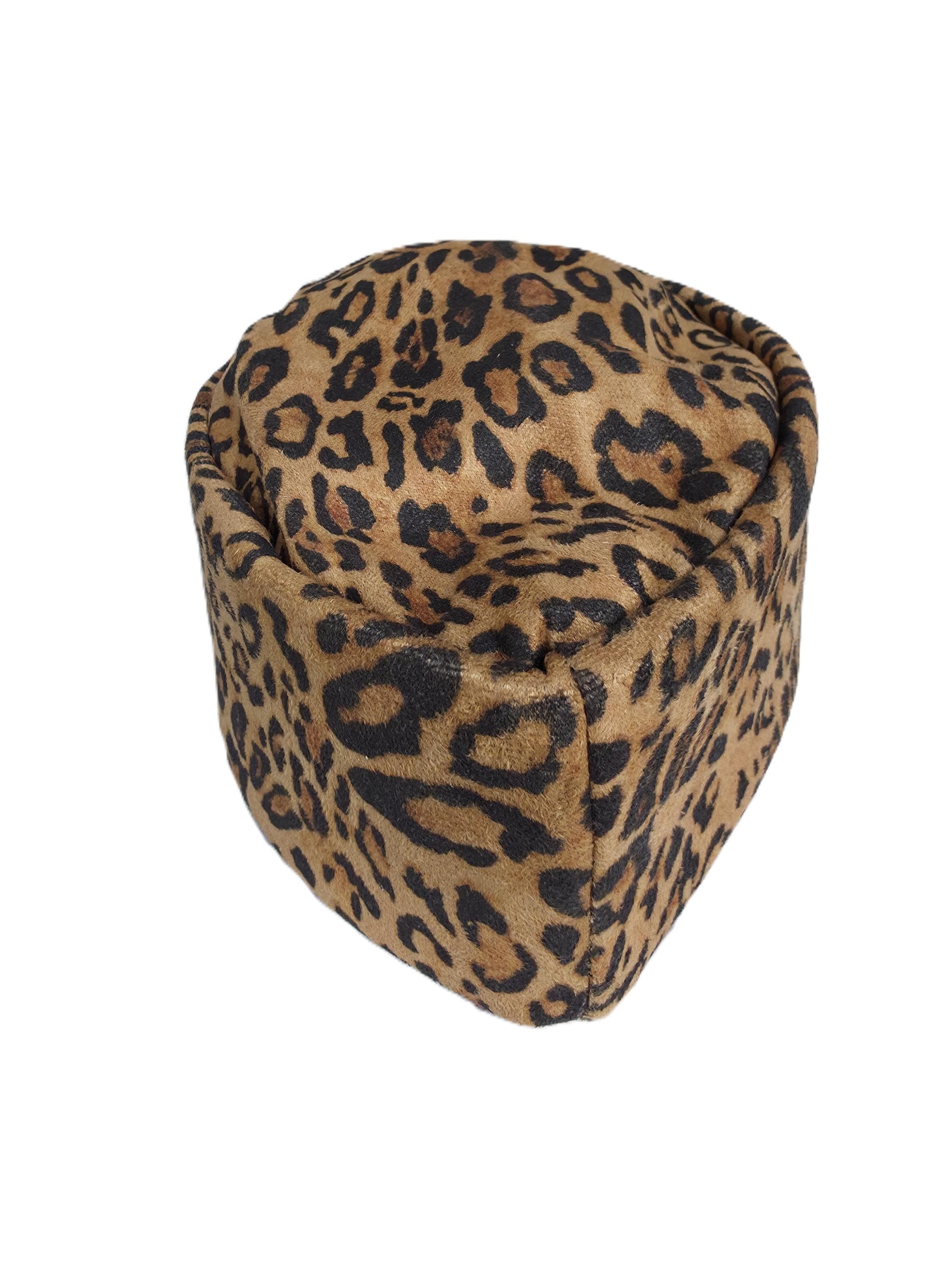 Velvet Leopard Print Kufi Cap, African Wedding Hat - Etsy