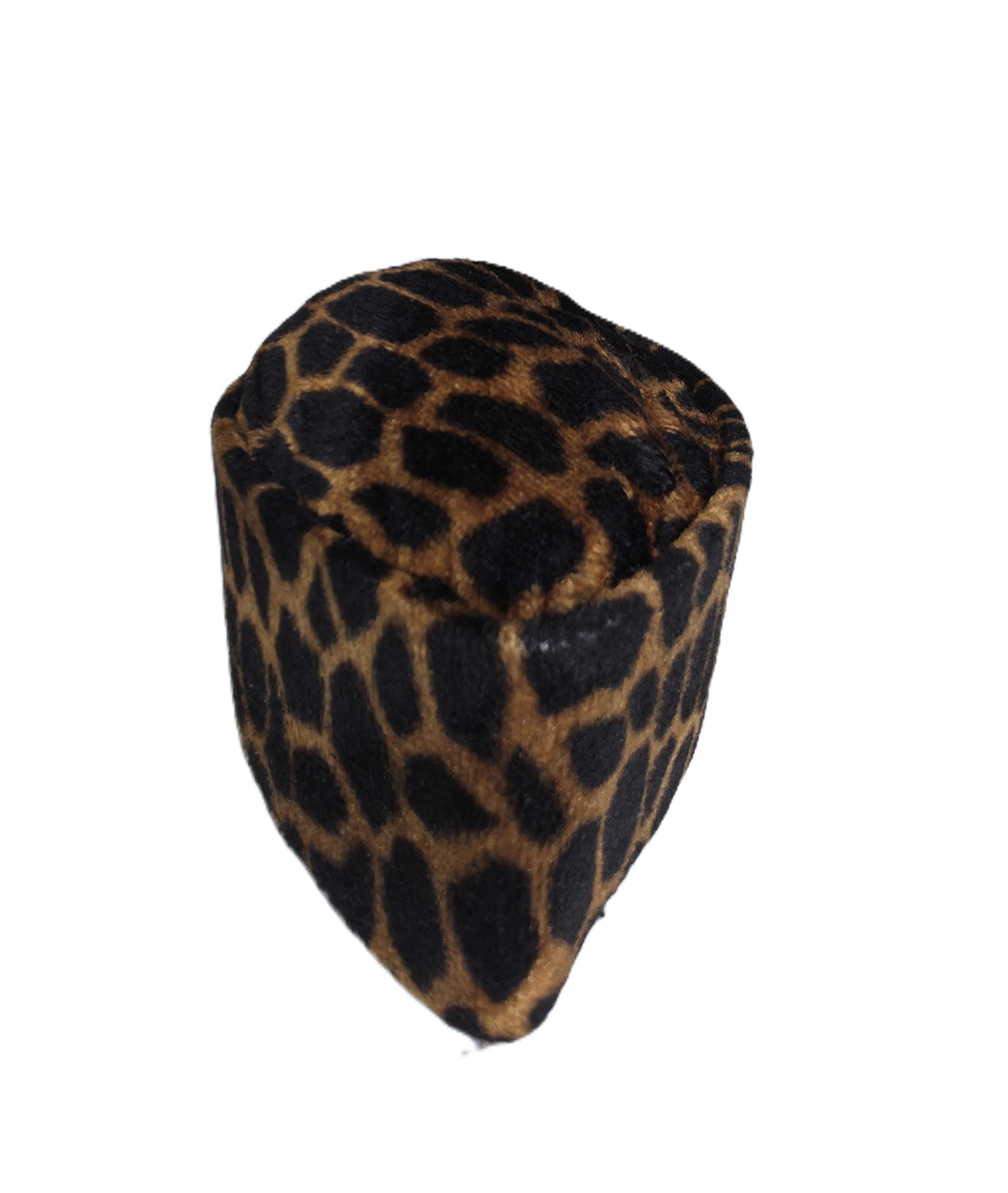 Velvet Leopard Print Kufi Cap, African Wedding Hat - Etsy