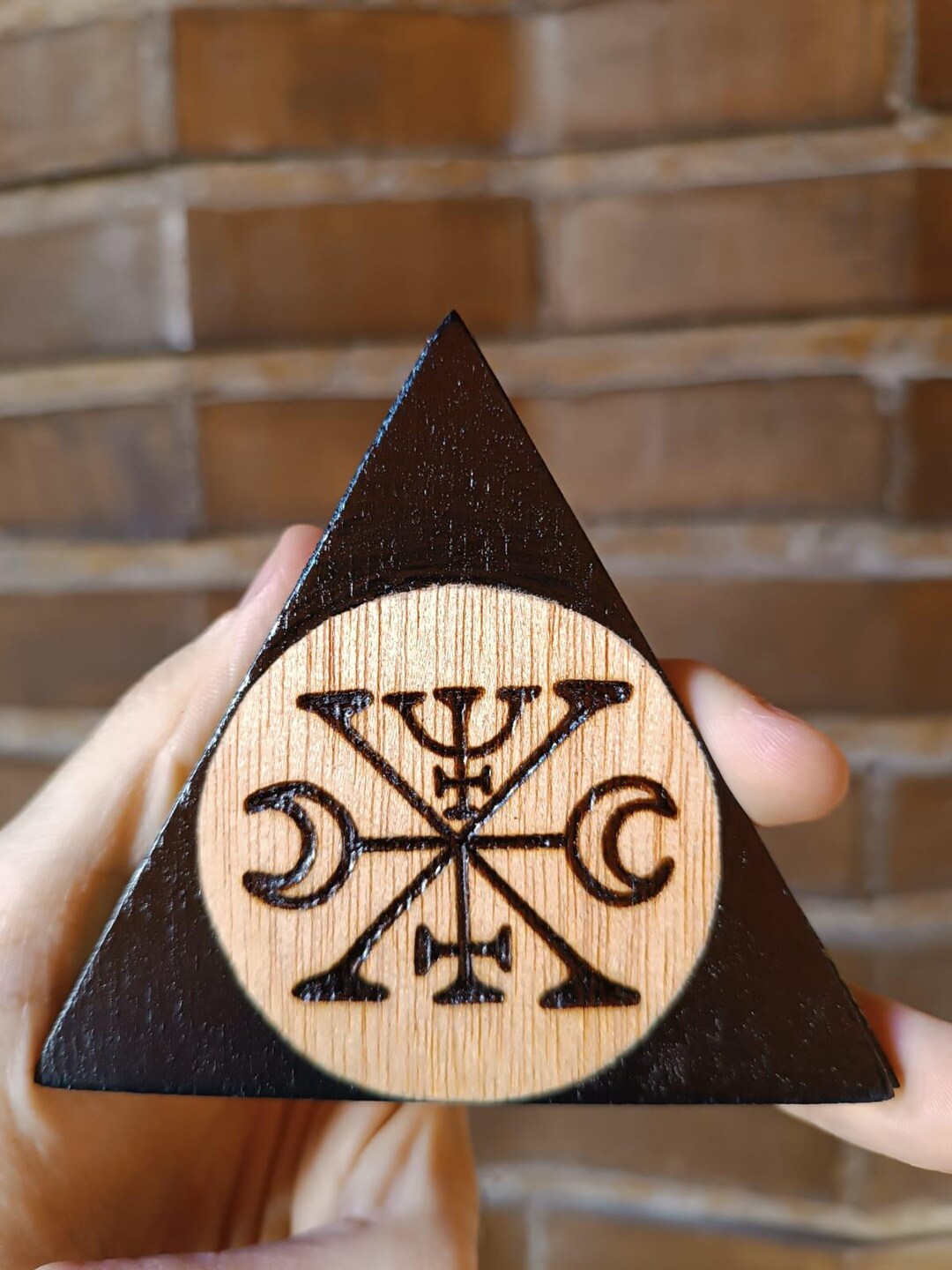 MURMUR Sigil Goetia, Burned in Plywood, Triangle of Invocation 10cm. - Etsy
