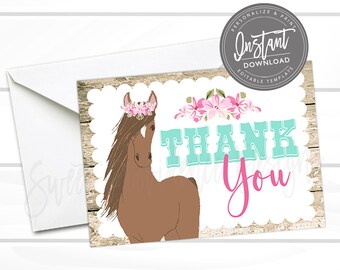 Western thank you | Etsy