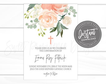 confirmation invite etsy