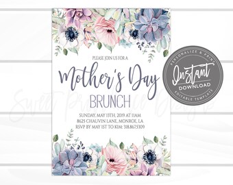 mothers day invite etsy