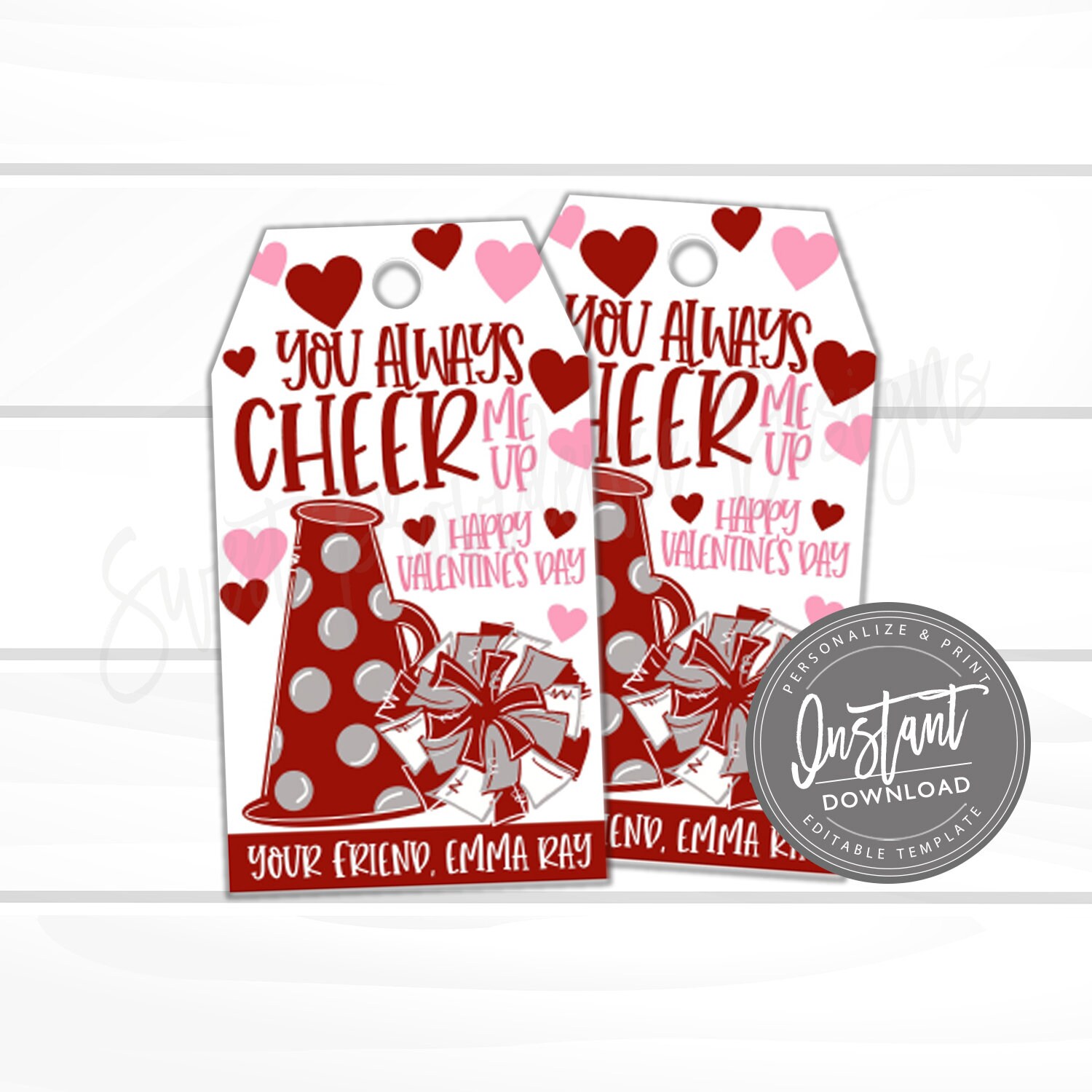 Cheer Valentines - Etsy
