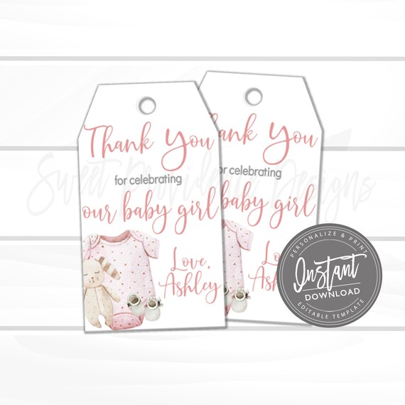 onesie thank you tags