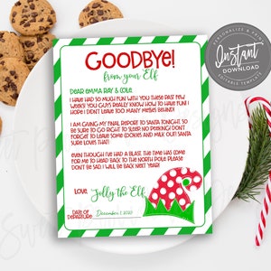 EDITABLE Elf Note Cards, Printable Elf Letters, Notes From the Elf, Elf ...
