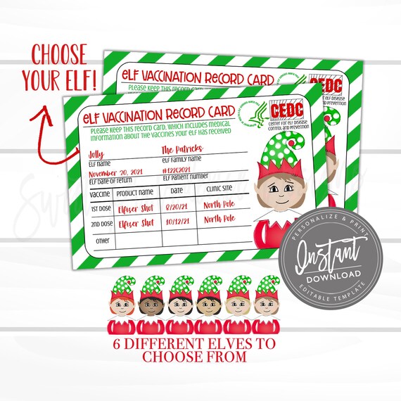 editable-elf-vaccination-id-card-printable-elf-vaccine-letter-notes