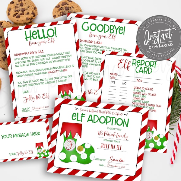 Elf Quarantine Letter - Etsy