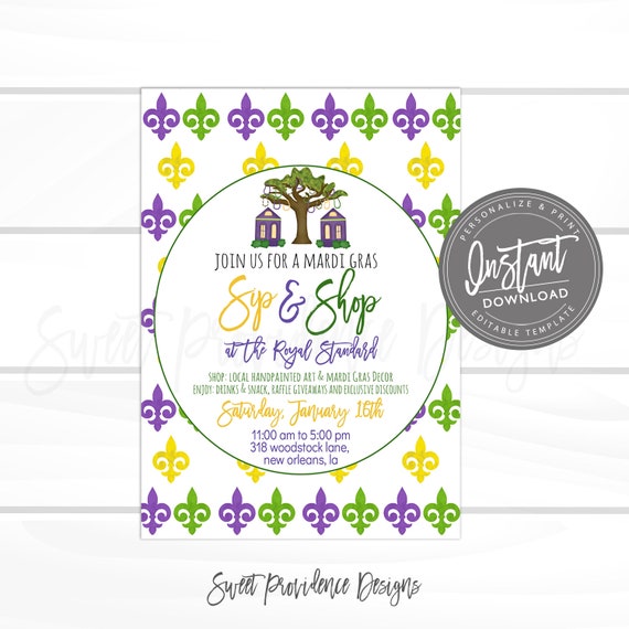 mardi gras sip and stroll