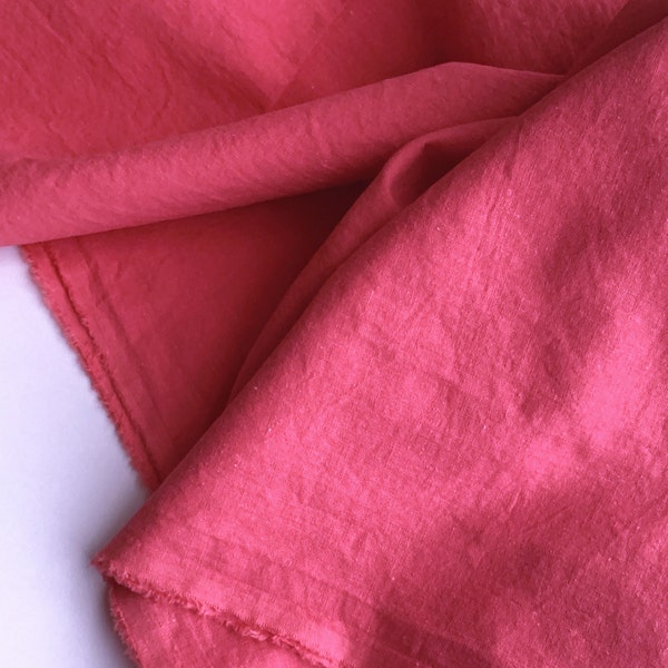 Linen Blend Fabric Etsy