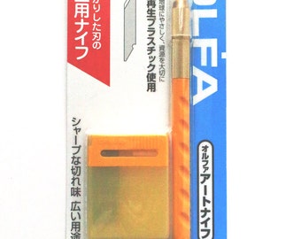 craft knife set. scal pel knife. olfa cutter knife. diy hand carved rubber stamp. with refill blades. 32-degrees. great for detailed work