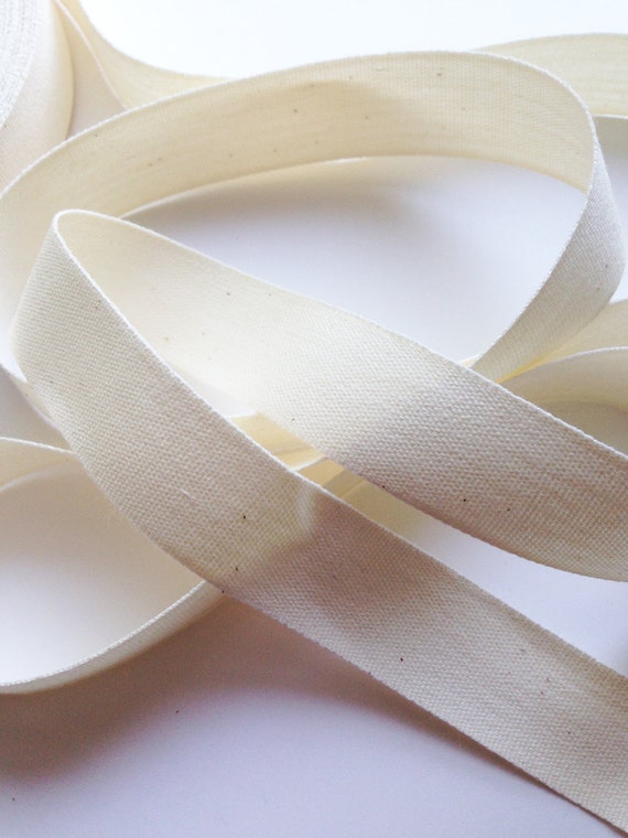 Japanese Cotton Tape, Pure Cotton Ribbon, 30mm Wide, 30 Meters per Roll 