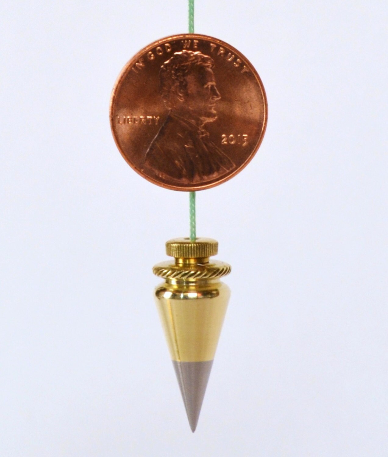 Miniature Brass Surveyor Plumb Bob with Steel Tip & Line Made Etsy