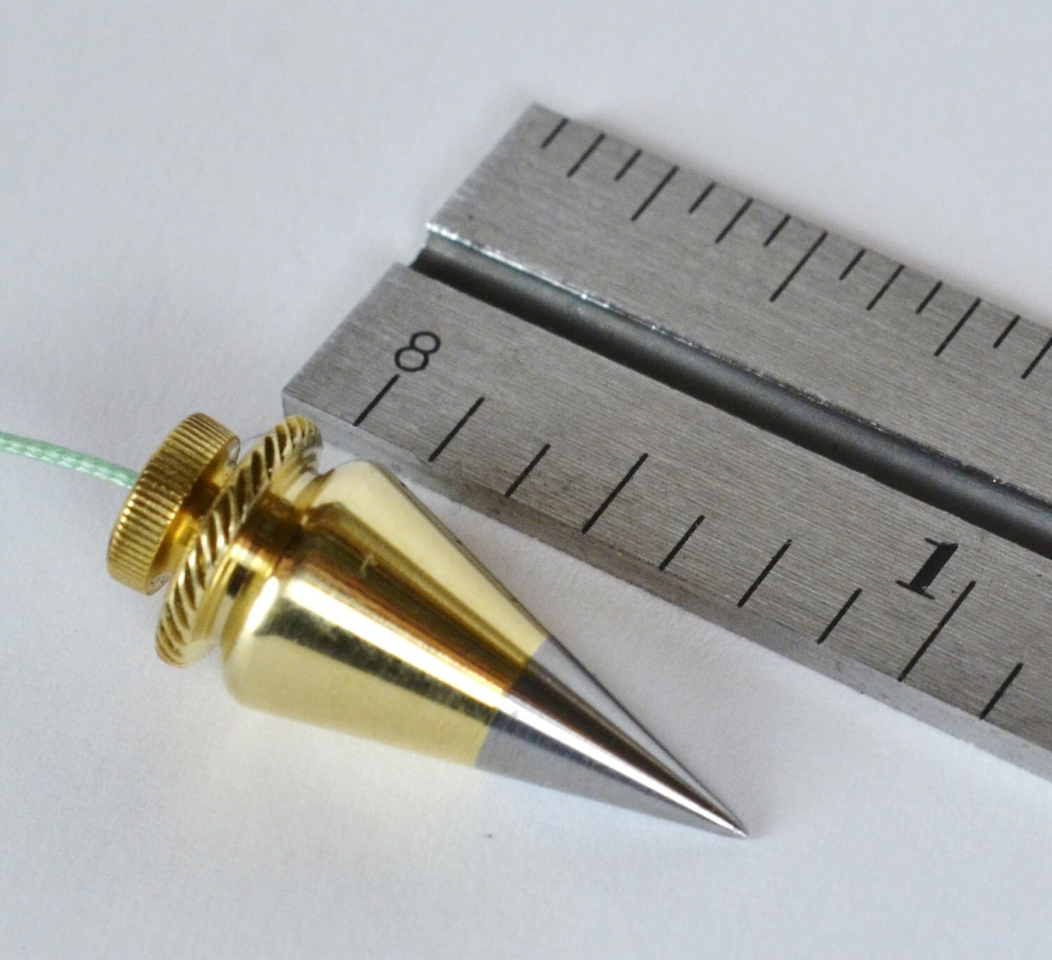 Miniature Brass Surveyor Plumb Bob with Steel Tip & Line Made Etsy