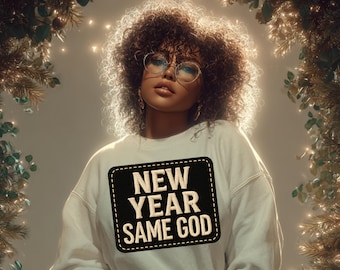 Christian New Year Shirt Design PNG, Faith Quote (Digital Download)