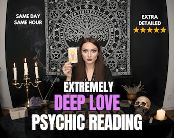Same Hour Love Reading, In Depth Love Psychic Reading, Love Tarot Reading, Soulmate Insight